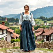 Renaissance Medieval Skirt Sewing Pattern, US 2-30 (Digital Download)