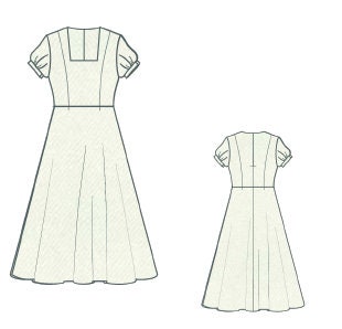 Cottagecore Dress Sewing Pattern:Maxi Flare Skirt, US 2-30 (PDF Pattern)