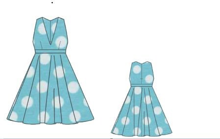 Plunging V-Neck Dress Sewing Pattern, Prom, Bridesmaid (PDF Pattern)