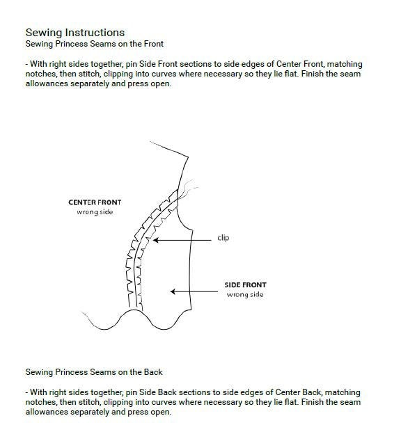 Babydoll Smock Dress Sewing Pattern:Women's XS-4XL (PDF)