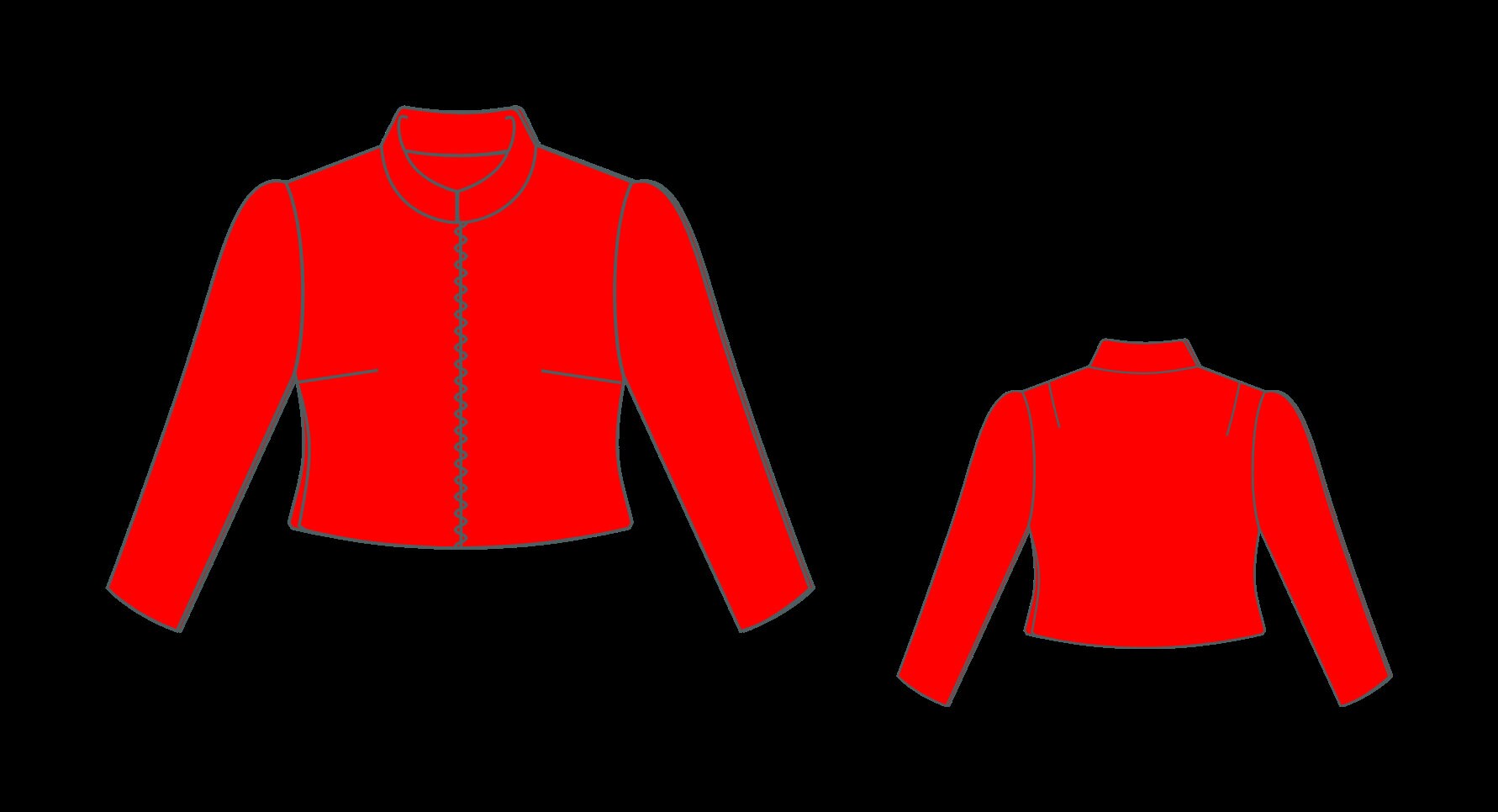Women Front Zipper Jacket Sewing Pattern, Long Sleeve Crop Top, Crop Tee Pattern, Crop Blouse Top, Zipper Jacket,Puff Sleeve Crop Top,XS-4XL