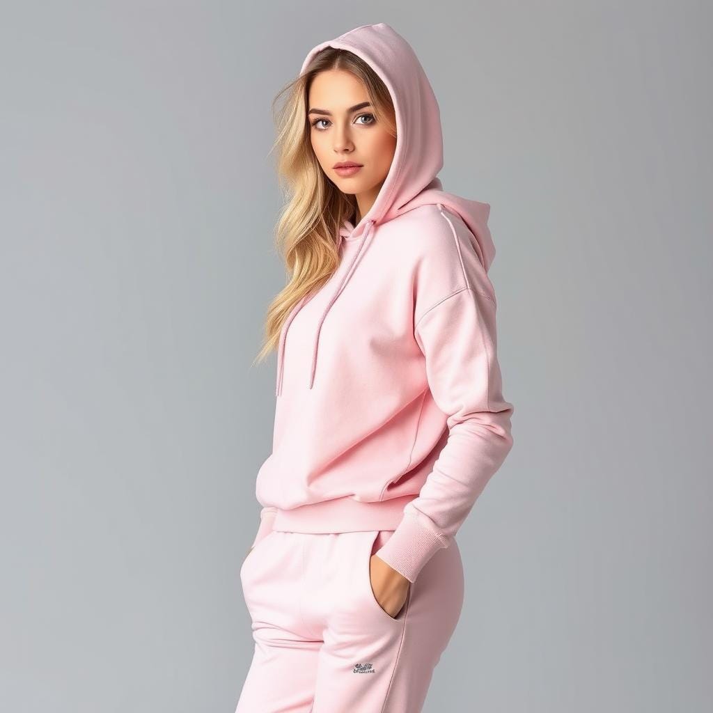 Hooded Sweatshirt Sewing Pattern:Women's Sweatsuit (US2-30) (Digital Download)