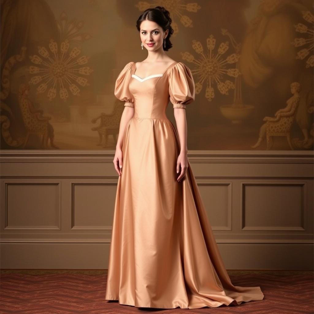 Regency Gown Sewing Pattern: Renaissance,Victorian, Elvish Dress (PDF Pattern, XS-4XL)