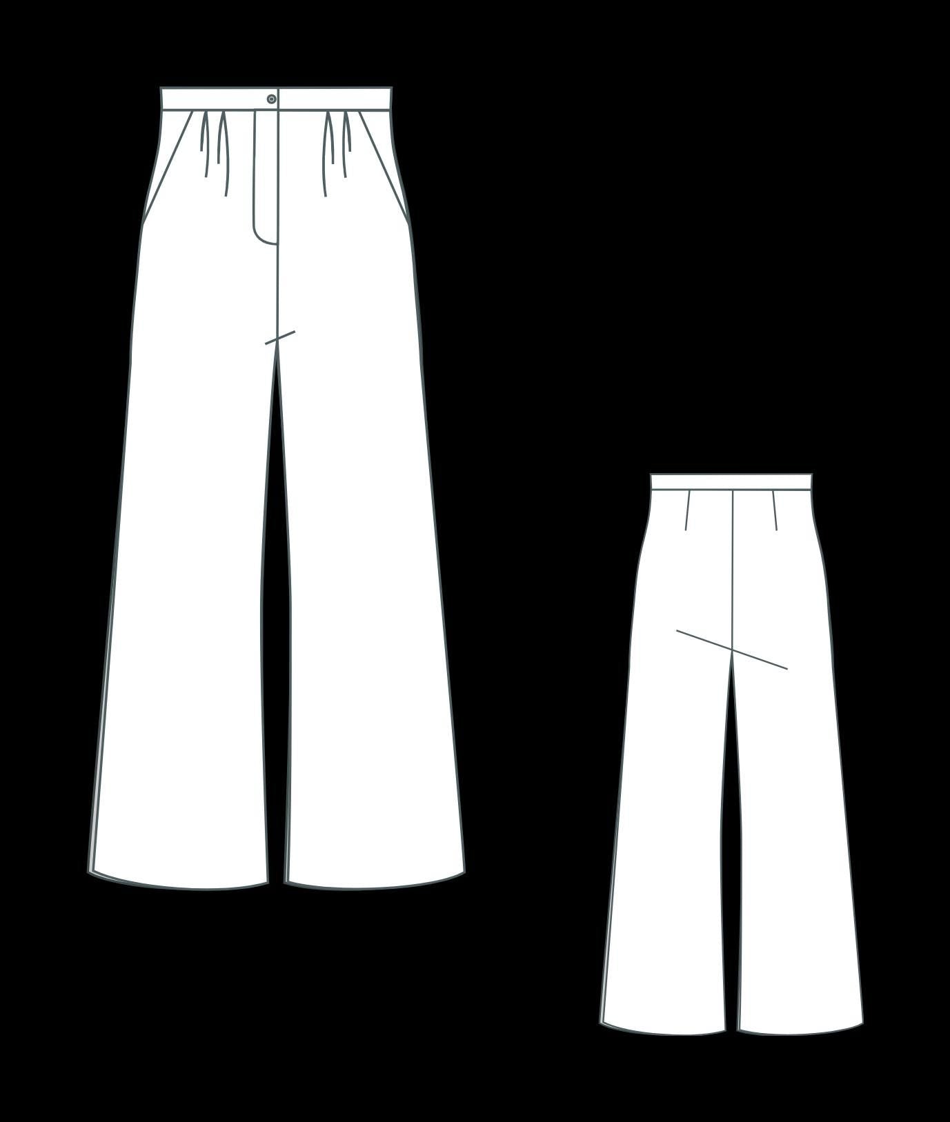 Women's Boho Wide Leg Pants Sewing Pattern(XS-4XL) (PDF)