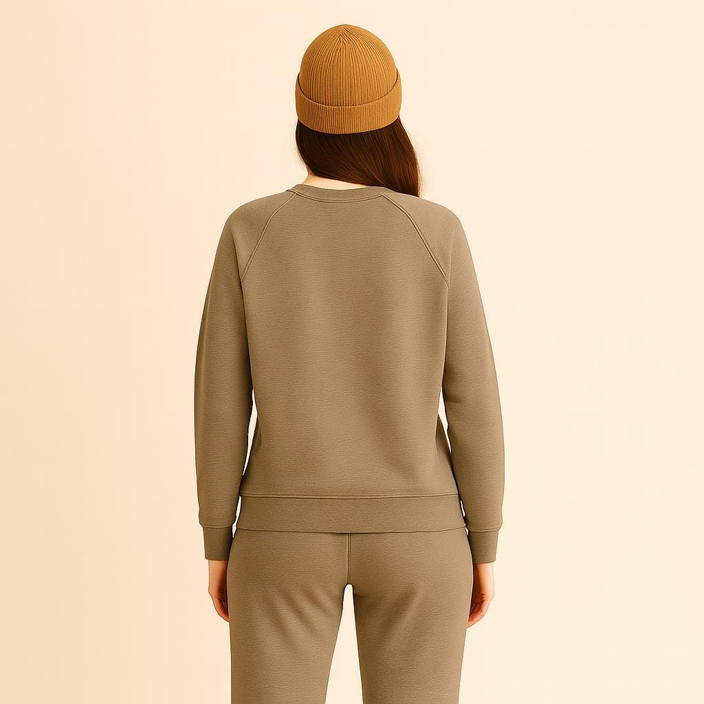Raglan Sleeve Sweatshirt Sewing Pattern:Women's XS-4XL (PDF Pattern)