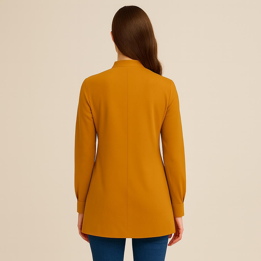 Mandarin Collar Tunic Sewing Pattern: Women's Blouse (PDF Pattern)